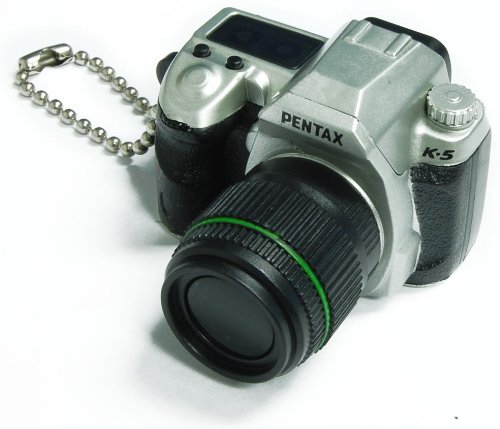 Pentax Capsule Mini Camera Keychain K-5 Limited Silver Camera