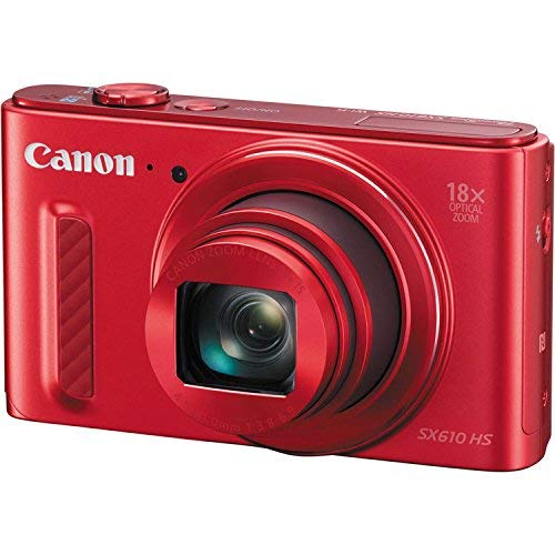 Canon PowerShot SX610 HS (Red) International Version (No Warranty)