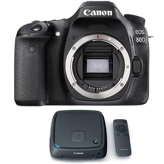 Canon EOS 80D 24.2 MP CMOS Digital SLR Camera w/CS100 1TB Connect Station Storage Hub Bundle