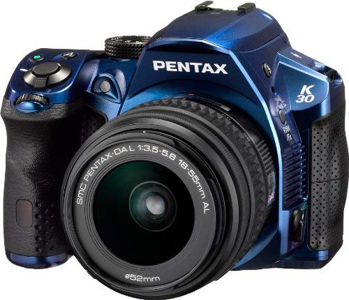 Pentax K-30 Weather-Sealed 16 MP CMOS Digital SLR with 18-55mm Lens (Blue)