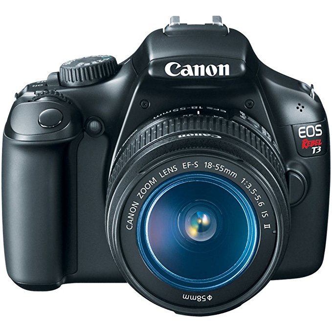 Canon EOS Rebel T3 Digital SLR Camera with EF-S 18-55mm f/3.5-5.6 IS Lens (discontinued by manufacturer)