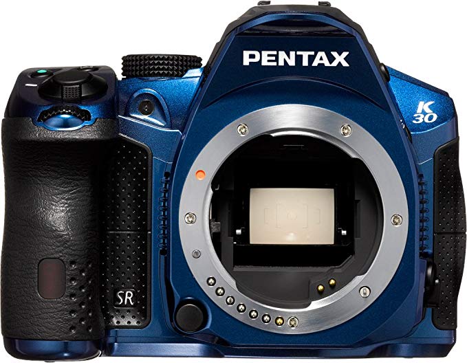 Pentax K-30 Weather-Sealed 16 MP CMOS Digital SLR (Blue, Body Only)