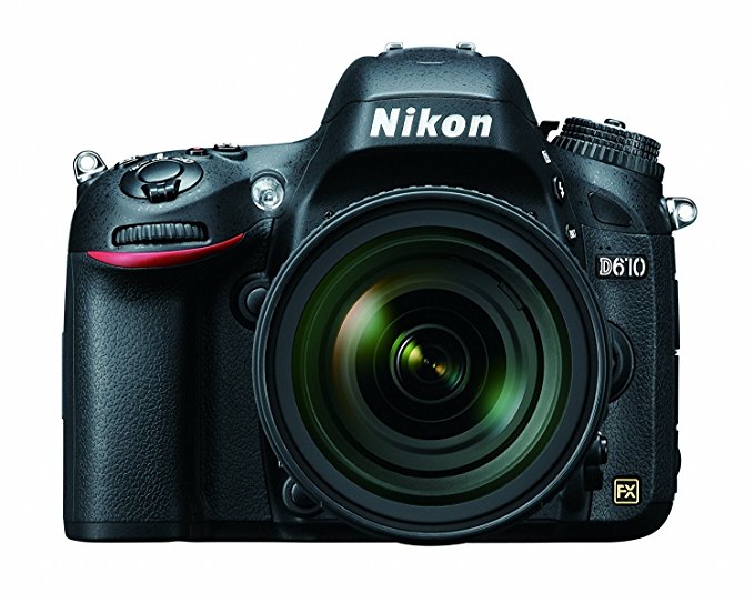 Nikon D610 24.3 MP CMOS FX-Format Digital SLR Camera with 24-85mm f/3.5-4.5G ED VR Auto Focus-S Nikkor Lens