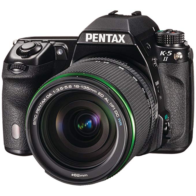 Pentax K-5 II 16.3 MP DSLR DA 18-135mm WR lens kit (Black) (OLD MODEL)