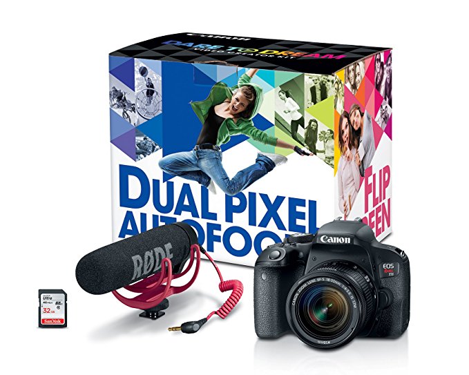 Canon EOS REBEL T7i Video Creator Kit