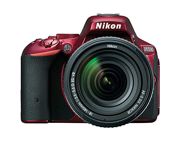 Nikon D5500 DX-Format Digital SLR w/ 18-140mm VR Kit (Red)