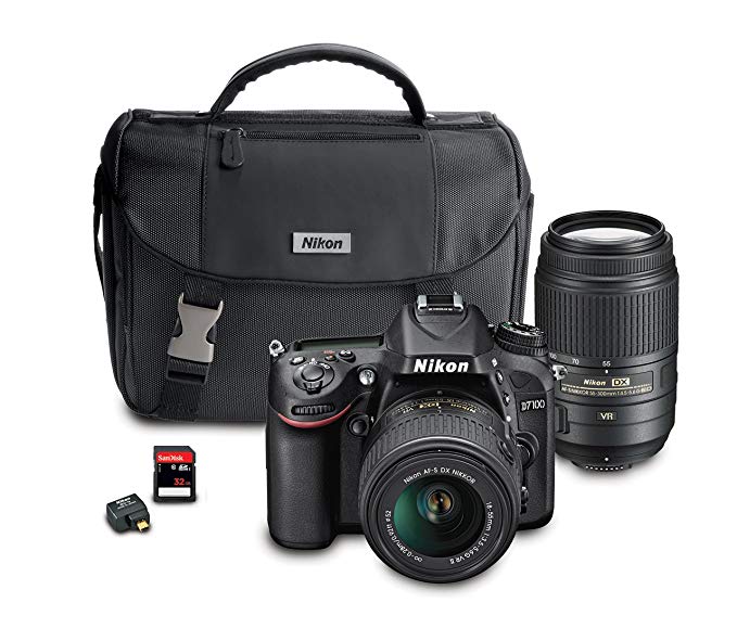 Nikon D7100 DX-Format Digital SLR Camera Bundle with 18-55mm and 55-300mm VR NIKKOR Zoom Lenses