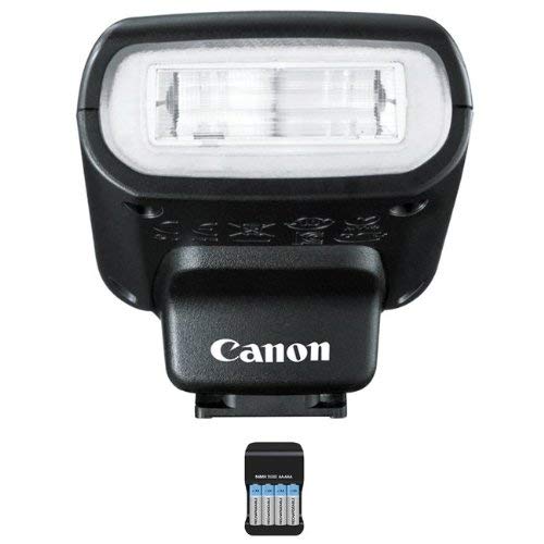 Canon Speedlite 90EX Flash for Canon EOS M Camera + Battery and Charger Package (International Verion) No Warranty