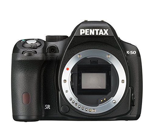 Pentax K-50 16MP Digital SLR Camera with 3-Inch LCD - Body Only (Black)