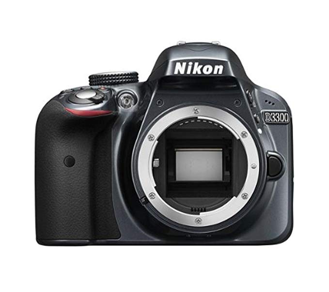 Nikon D3300 24.2 MP CMOS Digital SLR Body Only (Grey) - International Version (No Warranty)