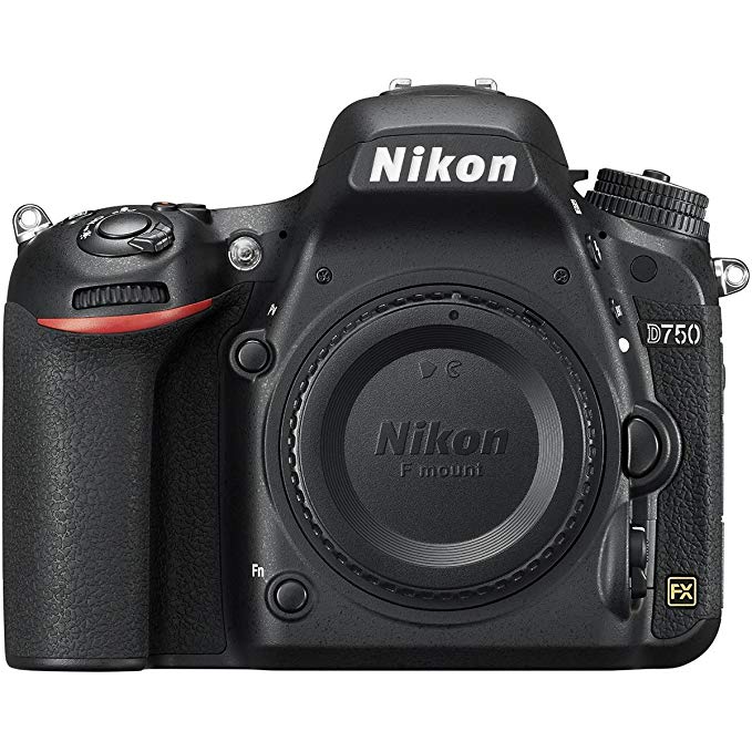 Nikon D750 24.3MP HD 1080p FX-Format Digital SLR Camera (Body)(Certified Refurbished)