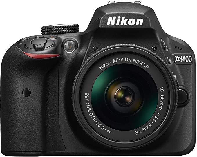 Nikon D3400 w/ AF-P DX NIKKOR 18-55mm f/3.5-5.6G VR (Black)