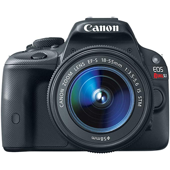 Canon EOS Rebel SL1 Digital SLR with 18-55mm STM Lens (Certified Refurbished)