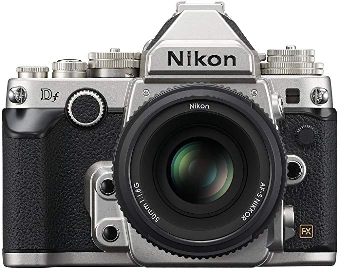 Nikon Df 16.2 MP CMOS FX-Format Digital SLR Camera with AF-S NIKKOR 50mm f/1.8G Special Edition Lens (Silver)