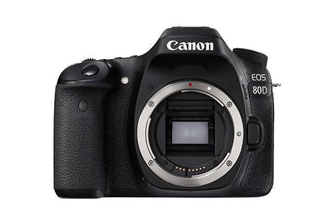 Canon EOS 80D Digital SLR Camera Body (Black) (Certified Refurbished)