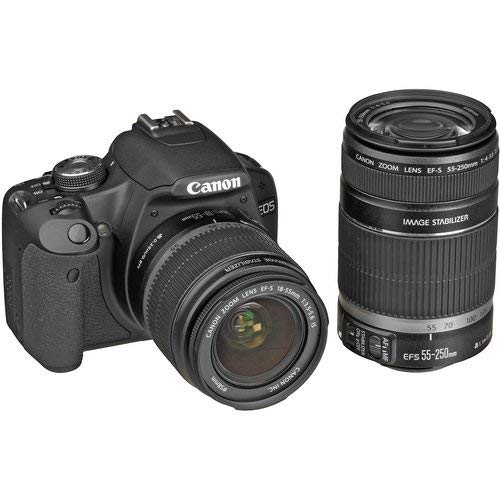 Canon EOS Rebel T1i (500D) Digital SLR Kit w/EF-S 18-55mm f/3.5-5.6 IS Lens & Canon EF-S 55-250mm f/4-5.6 IS Autofocus Lens
