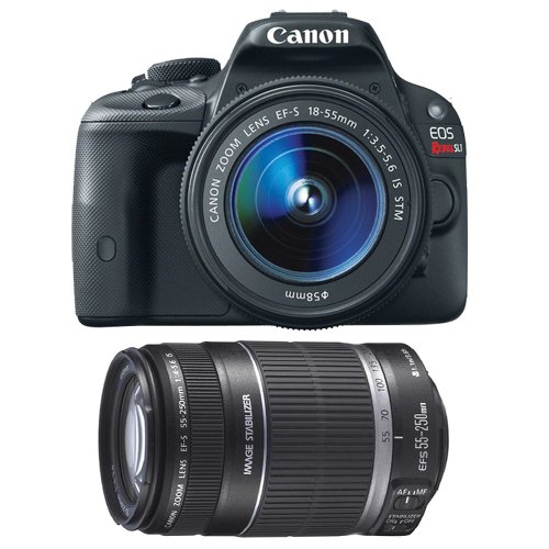 Canon EOS Rebel T6i EF-S 18-55mm IS STM Lens Kit + EF-S 55-250mm f/4-5.6 IS