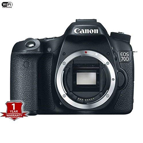 Canon EOS 70D Digital SLR Camera (Body Only) International Version (No warranty)