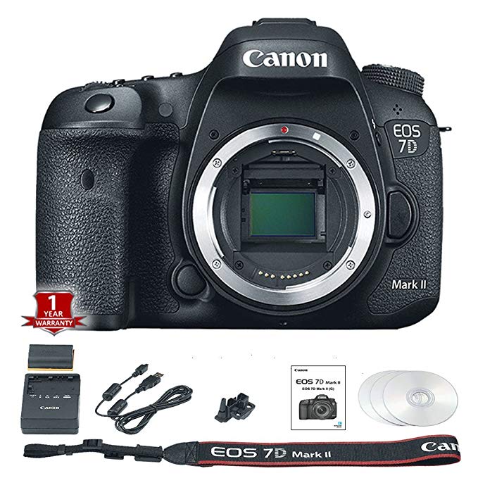 Canon EOS 7D Mark II Digital SLR Camera (Body Only) International Version (No warranty)