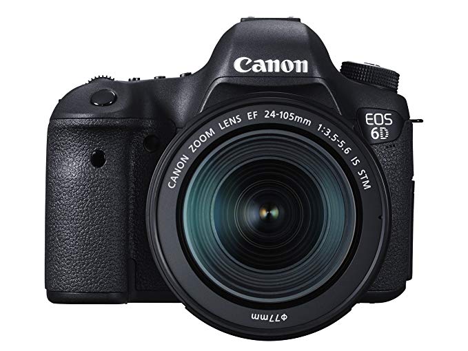 Canon EOS 6D 20.2 MP CMOS Digital SLR Camera with EF 24-105mm IS STM Kit - Wi-Fi Enabled