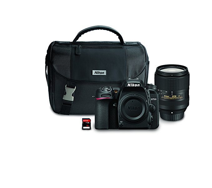 Nikon D7500 20.9MP DSLR Camera with AF-S DX NIKKOR 18-300mm f/3.5-6.3G ED VR Lens, Black